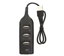 Купить - кардридер  USB Hub "H003" на 4 порта Black