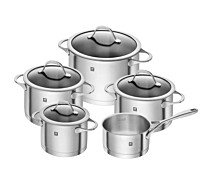 Купить - набор посуды  Wmf Fusiontec Mineral Zestaw Garnków 4El.Platynowy (514885290)