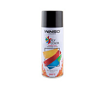 Купить - автокраску  Краска высокотемпературная 600° Winso Spray 450мл черный (BLACK/RAL9005) (880450)