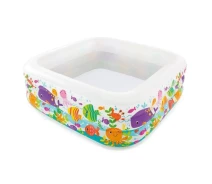 Купить - детский бассейн  Надувной бассейн Intex Голубая лагуна Аквариум 159-159-50 см от 3 лет (57471)