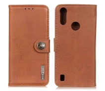 Купить - чехол для смартфона  Чехол-книжка KHAZNEH Wallet Cover для Motorola Moto E7 Power / Moto E7i / Moto E7i Power - Brown