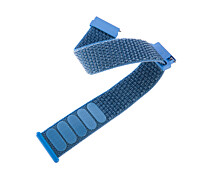 Купить - аксессуар к смарт-чсасам  Ремешок для Amazfit BIP | Bip Lite | Bip U / Pro/ Mini | GTS | GTS 2 | Gtr 42mm нейлоновый 20мм липучка Голубой BeWatch (1011302)