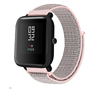 Купить - аксессуар к смарт-чсасам  Ремешок для Amazfit BIP | Bip Lite | Bip U / Pro/ Mini | GTS | GTS 2 | Gtr 42mm нейлоновый 20мм липучка Розовый BeWatch (1011338)