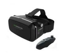 Купить - очки виртуальной реальности  Очки виртуальной реальности VR BOX Shinecon с пультом Черные