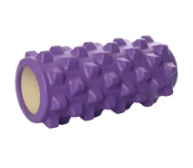 Купить - массажный валик  Массажер рулон для йоги, EVA, размер 32,5*13,5см, фиолетовый(MS0857-9-V)