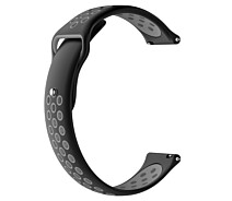 Купить - аксессуар к смарт-чсасам  Ремешок CDK Silicone Sport Band Nike 20mm для Garmin Venu Sq (011906) (black / grey) (012028-960)