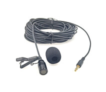 Купить - микрофон для караоке  Петличный микрофон Lavalier Pro TRS (dslr, stereo) 10 метров