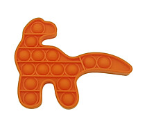 Купить - игрушку-антистресс  Pop It Антистресс Игрушка - (Поп Ит - Попит - Popit) - Оранжевый Динозавр