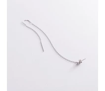 Купить - серебряную серьгу  Серьга из серебра (1755834)