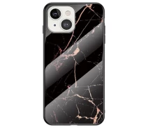 Купить - чехол для смартфона  Защитный чехол Deexe Gradient Pattern для Apple iPhone 13 mini - Black / Gold