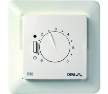Купить - терморегулятор  Терморегулятор DEVI DEVIreg 530, белый (140F1030)