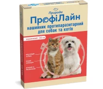 Купить - противопаразитарное средство для кота  Ошейник инсектоакарцидный ПрофиЛайн, 35 см коралловый Природа BGL-PV-23
