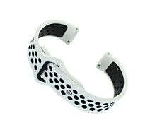 Купить - аксессуар к смарт-чсасам  Ремешок BeCover Nike Style для Samsung Galaxy Watch/Active/Active 2/Watch 3/Gear S2 Classic/Gear Sport White-Black (705696)