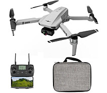Купить - квадрокоптер  Квадрокоптер KFPLAN KF102 Gray − дрон з 4K і HD-камерами, 5G WI-FI, GPS, FPV, БК мотори, 1,2 км, до 25 хв. + кейс (k415)