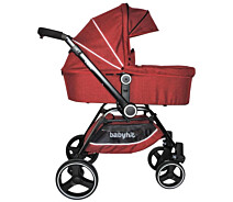 Купить - детскую коляску  Коляска BabyHit 2 в1 Cube Red (14061)
