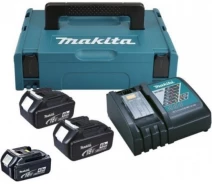 Купить - аккумулятор для инструмента  Набор аккумуляторов Makita 197495-7 LXT (BL1840x3, DC18RC, Makpac1)
