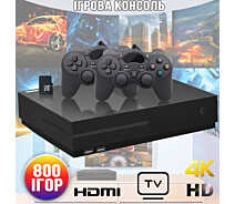 Купить - игровую консоль  Игровая приставка телевизионная консоль с двумя геймпадами и слотом для карты памяти Sensory X800 PRO HDMI+AV на 800 встроенных игр