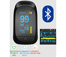 Купить - пульсоксиметр  Bluetooth Пульсоксиметр оксиметр на палец IMDK Medical A2 пульсометр для сатурации прибор для измерения пульса и уровня насыщения кислорода Приложением