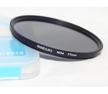 Купить - светофильтр  Нейтрально-серый светофильтр RISE (UK) 77 мм ND4