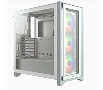 Купить - корпус для ПК  Корпус Corsair iCUE 4000X RGB Tempered Glass White (CC-9011205-WW) без БП