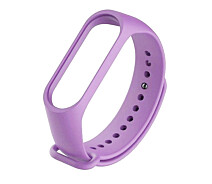 Купить - аксессуар к смарт-чсасам  Ремешок Silicone Mi Band 3/4 Purple Dahlia (17)