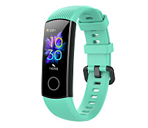 Купить - аксессуар к смарт-чсасам  Ремешок для фитнес-браслета Honor Band 4 и 5 бирюзовый (07.04.01.MG)