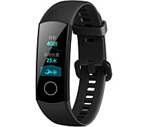 Купить - аксессуар к смарт-чсасам  Ремешок для фитнес-браслета Honor Band 4 и 5 черный (07.04.01.BK)