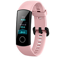 Купить - аксессуар к смарт-чсасам  Ремешок для фитнес-браслета Honor Band 4 и 5 розовый (07.04.01.PN)