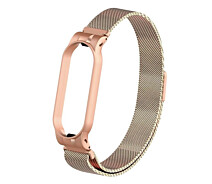 Купить - аксессуар к смарт-чсасам  Ремешок для фитнес браслета Xiaomi Mi Band 5 и 6 Milanese design Beije gold