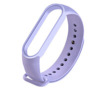 Купить - аксессуар к смарт-чсасам  Ремешок для фитнес браслета Xiaomi Mi Band 5 и 6 Lillac