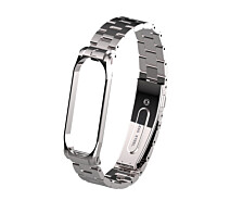 Купить - аксессуар к смарт-чсасам  Ремешок для фитнес браслета Xiaomi Mi Band 3 и 4 Bead design Silver