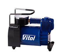 Купить - автокомпрессор  Компресор ViTOL К-52 150psi/15Amp/40л/Автостоп/прикурювач (К-52)