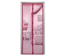 Купить - москитную сетку  Антимоскитная штора на дверь сетка на магнитах москитная UKC Magic Mesh 210х100см бордовый