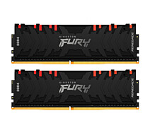 Купить - оперативную память  Модуль памяти для компьютера DDR4 16GB (2x8GB) 4266 MHz Renegade RGB Black Kingston Fury (ex.HyperX) (KF442C19RBAK2/16)