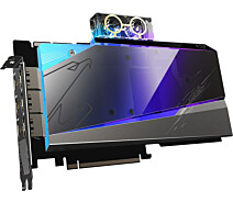 Купить - видеокарту  Видеокарта GigaByte AORUS GeForce RTX 3090 XTREME WATERFORCE WB 24G (GV-N3090AORUSX WB-24GD)