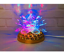 Купить - зеркальный шар  Яркая, Вращающаяся диско лампа Led full color rotating lamp светодиодная G 0073. Лучшая Цена!