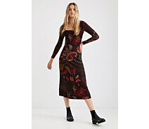 Купить - повседневное платье  Платье DESIGUAL 21WWVF07 S Коричневый (8445110218594)