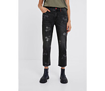 Купить - женские джинсы  Джинсы DESIGUAL 20WWDD45 30 Черный (8445110098394)