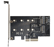 Купить - контроллер для компьютера  Контроллер Frime (ECF-PCIEtoSSD001.LP) PCI-E-M.2 (B&M Key) NGFF