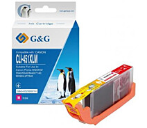 Купить - картридж для принтера и МФУ  Картридж G&G Canon CLI-451M Magenta (G&G-6525B001H)