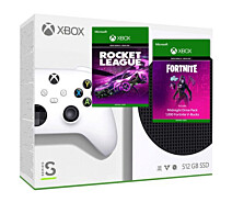 Купить - игровую консоль  Microsoft Xbox Series S 512Gb Fortnite & Rocket League Bundle