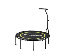 Купить - батут  Професійний батут для фітнесу з ручкою inSPORTline Cordy 114 cm - жовтий