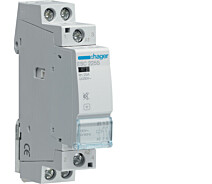 Купить - контактор  Контактор модульный бесшумный Hager ESC225S 25A 2НО 230В (3767)