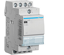 Купить - контактор  Контактор модульный стандартный Hager ESC426 25A 4НЗ 230В (3703)