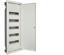 Купить - распределительный щит и шкаф  Щит встраиваемый распределительный электрический на 60(70) модулей HAGER Volta VU60UA без клемм для внутренней установки с металлической дверью (3257)