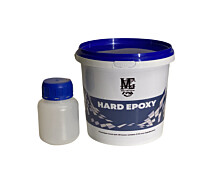 Купить - эпоксидную смолу  Эпоксидная смола HARD EPOXY прозрачная для 3D столешниц с отвердителем (толщина слоя до 7см) 1кг