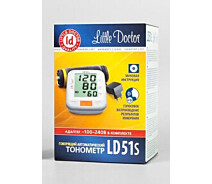 Купить - тонометр  Говорящий тонометр Little Doctor LD-51S автоматический на плечо с адаптером гарантия 7 лет (to-18147)