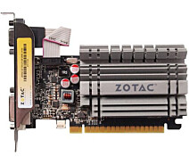 Купить - видеокарту  Видеокарта GeForce GT730, Zotac, Zone Edition, 4Gb DDR3, 64-bit, Low Profile, Silent (ZT-71115-20L)