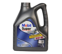 Купить - моторное масло  Моторное масло Mobil Super 2000 X1 10W-40 4 л (Полусинтетическое) (200115)