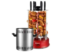 Купить - электрогриль  Электрошашлычница профессиональная на 6 шампуров 1000W DC-7811